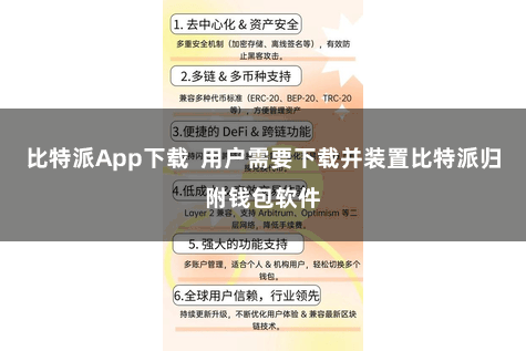 比特派App下载  用户需要下载并装置比特派归附钱包软件